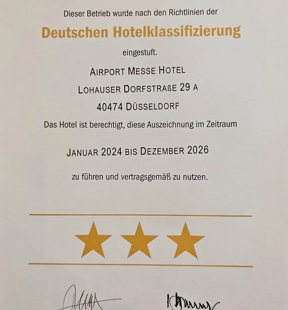 Airport Messe Hotel Dusseldorf